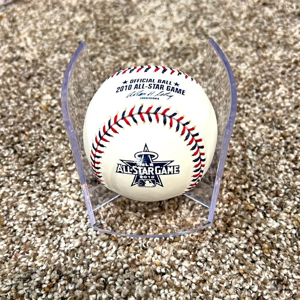Bud Selig 2010 MLB All Star Game Baseball with Case.